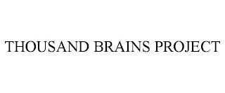 THOUSAND BRAINS PROJECT