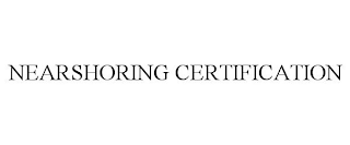 NEARSHORING CERTIFICATION