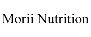 MORII NUTRITION