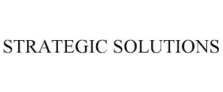 STRATEGIC SOLUTIONS