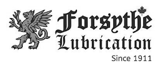 FORSYTHE LUBRICATION SINCE 1911