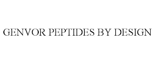 GENVOR PEPTIDES BY DESIGN