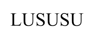 LUSUSU