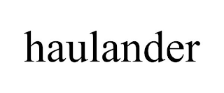 HAULANDER