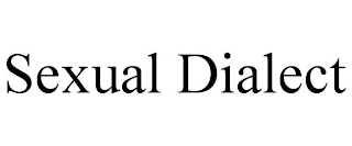 SEXUAL DIALECT