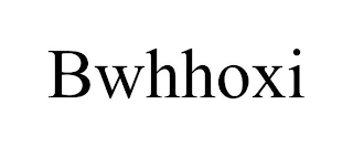 BWHHOXI