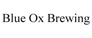 BLUE OX BREWING
