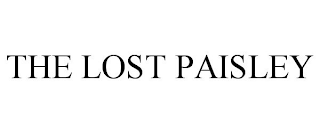 THE LOST PAISLEY