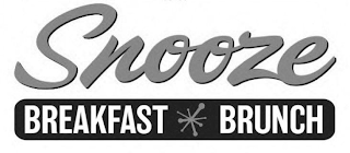 SNOOZE BREAKFAST BRUNCH