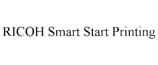 RICOH SMART START PRINTING