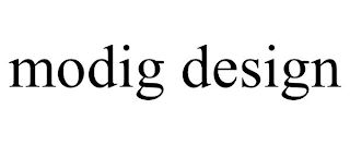 MODIG DESIGN