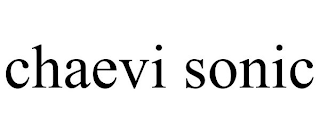 CHAEVI SONIC