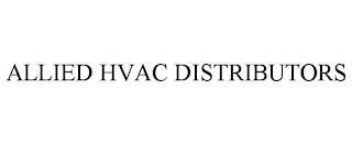 ALLIED HVAC DISTRIBUTORS