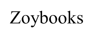 ZOYBOOKS