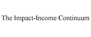 THE IMPACT-INCOME CONTINUUM