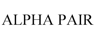 ALPHA PAIR