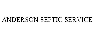 ANDERSON SEPTIC SERVICE