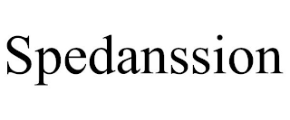 SPEDANSSION