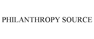 PHILANTHROPY SOURCE