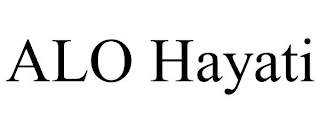 ALO HAYATI