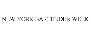 NEW YORK BARTENDER WEEK