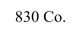 830 CO.