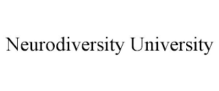 NEURODIVERSITY UNIVERSITY