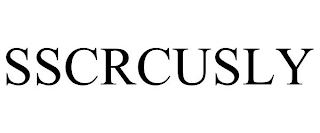 SSCRCUSLY