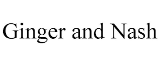 GINGER AND NASH
