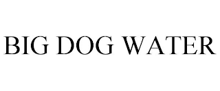 BIG DOG WATER