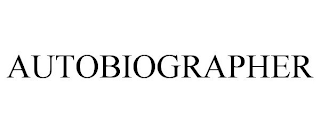 AUTOBIOGRAPHER
