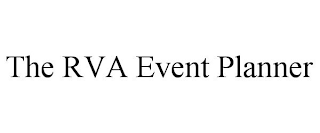 THE RVA EVENT PLANNER