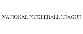 NATIONAL PICKLEBALL LEAGUE