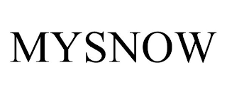 MYSNOW