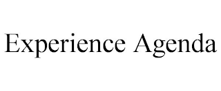 EXPERIENCE AGENDA