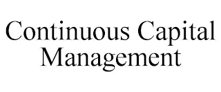 CONTINUOUS CAPITAL MANAGEMENT