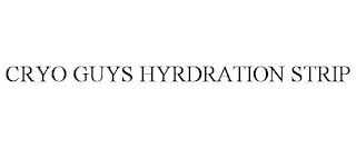 CRYO GUYS HYRDRATION STRIP