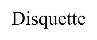 DISQUETTE