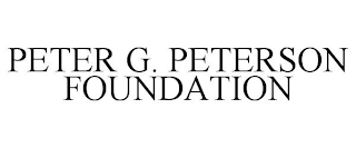 PETER G. PETERSON FOUNDATION