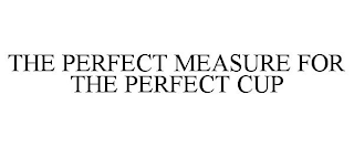 THE PERFECT MEASURE FOR THE PERFECT CUP