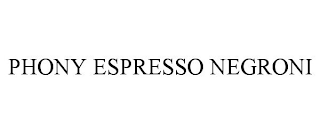 PHONY ESPRESSO NEGRONI