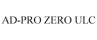 AD-PRO ZERO ULC