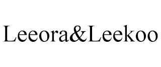 LEEORA&LEEKOO