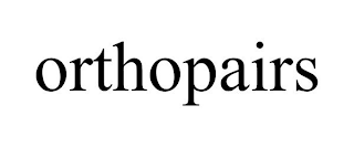 ORTHOPAIRS