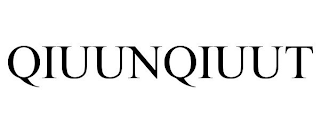 QIUUNQIUUT