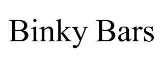 BINKY BARS