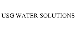 USG WATER SOLUTIONS