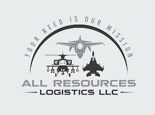 YOUR NEED IS OUR MISSION ALL RESOURCES LOGISTICS LLC