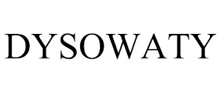 DYSOWATY