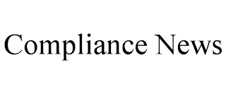 COMPLIANCE NEWS